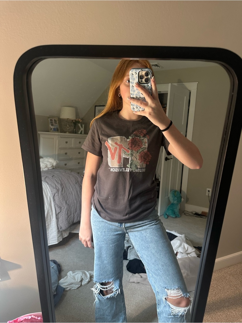 MVMT Brown Graphic Short Sleeve Tee